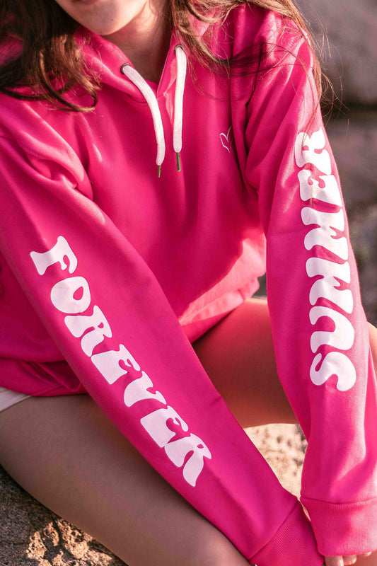 Hoodie Forever Summer Fucsia