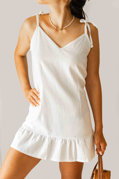 Vestido Lino Blanco