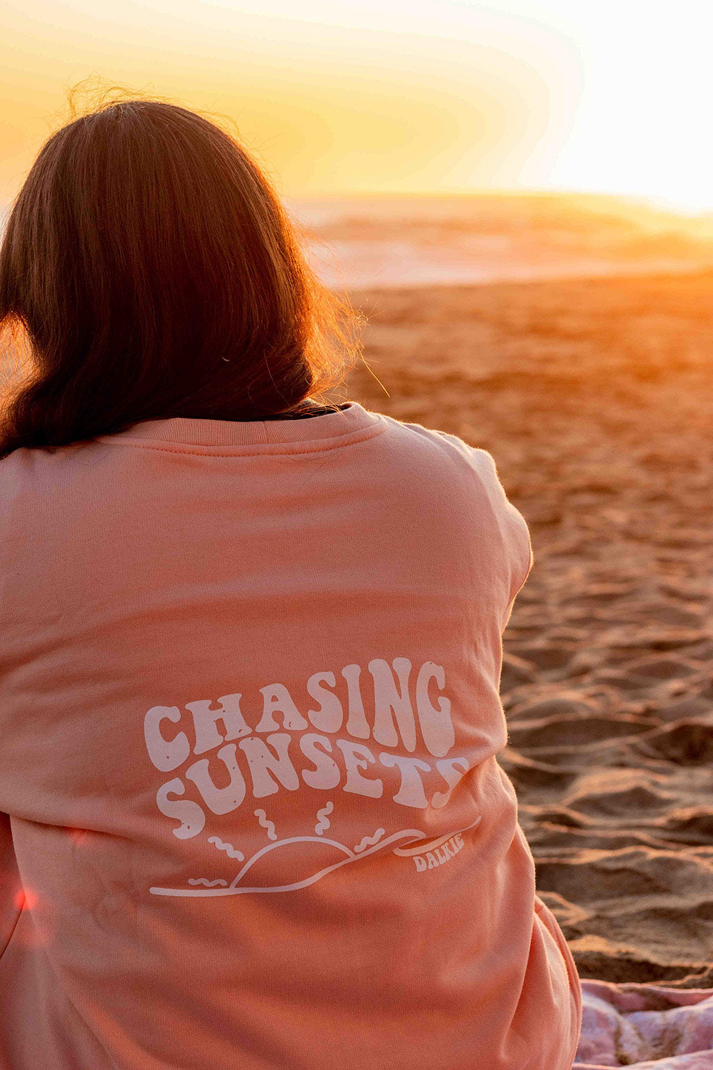 Crewneck "Chasing Sunset" Damasco