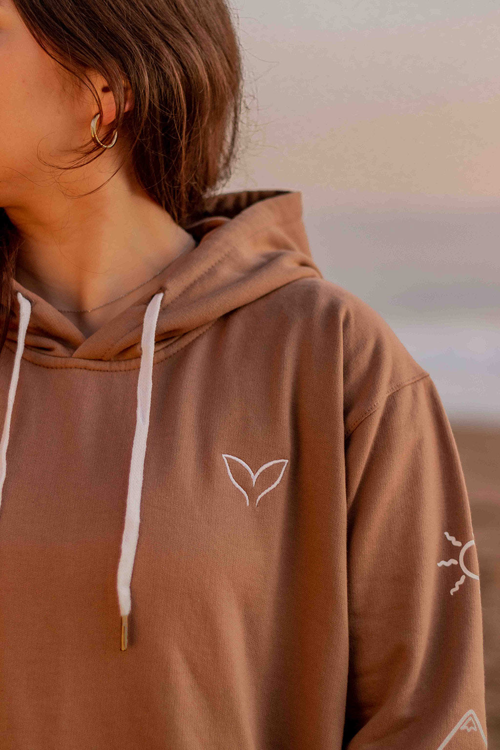 Hoodie "Love Nature" Habano