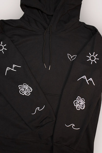 Hoodie "Love Nature" Negro