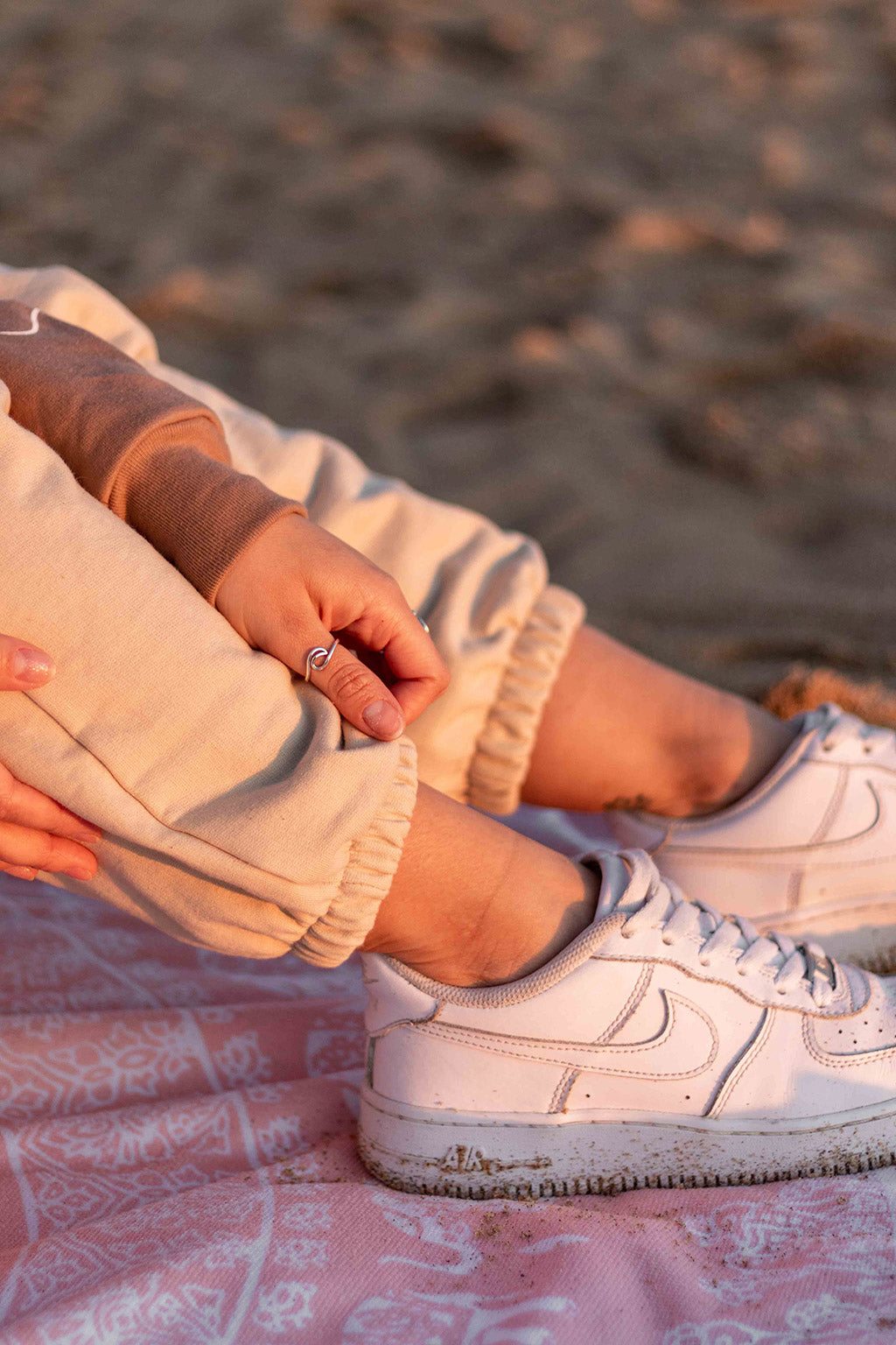 Jogger "Sand" Algodón Beige