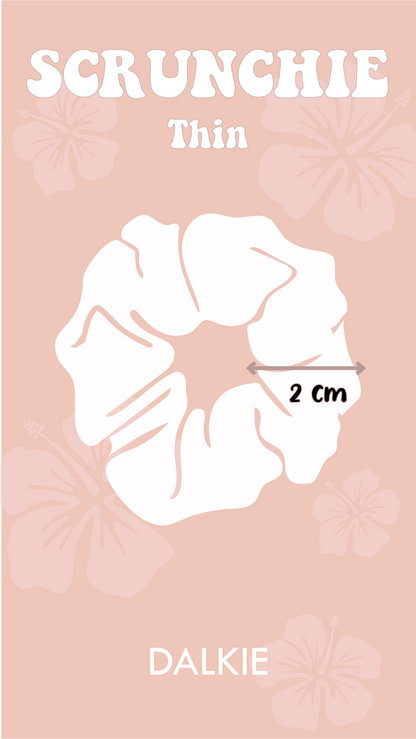 Pack 3 Scrunchies Thin "Amanecer, Perla & Luna"